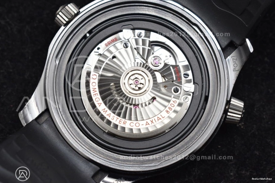 1081 Black PVD on Dial Edition 300M Strap VSF Diver Seamaster Black GoAnywhere Best A Rubber 0811